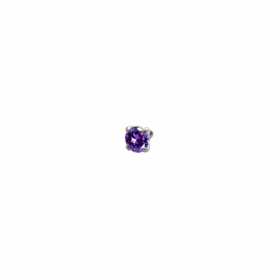 Zirconia prong set 4 garras 16GA - 1.2mm - Purple
