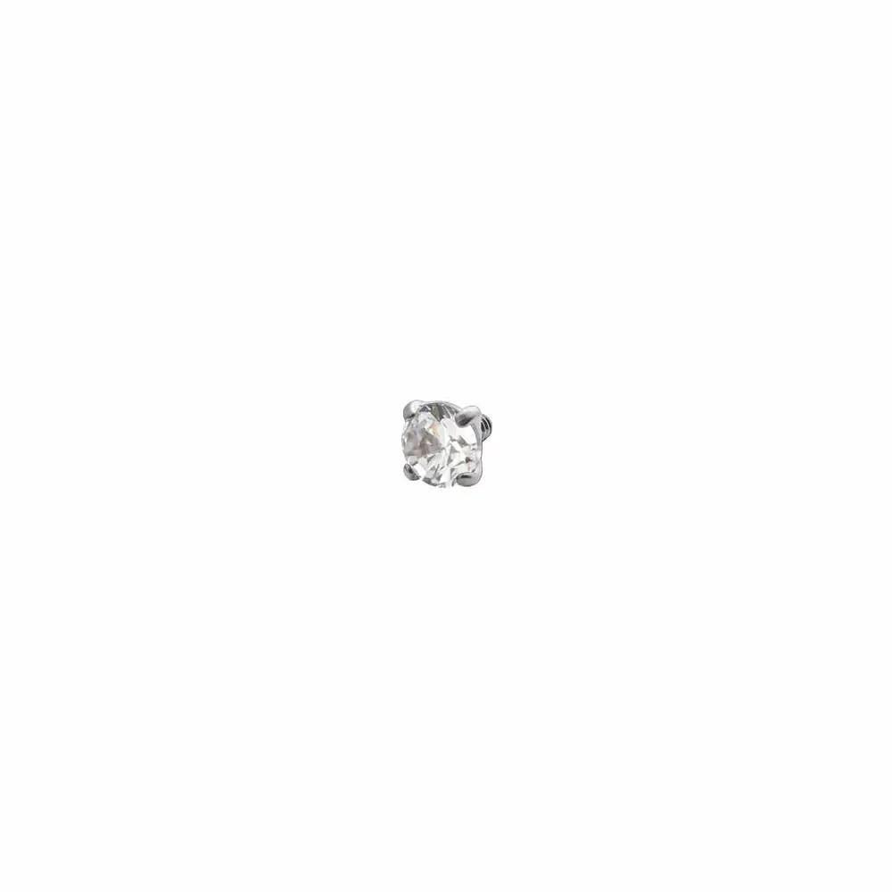 Zirconia prong set 4 garras 16GA - 1.2mm - White