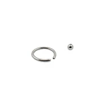 Captive ring niobio 16ga – 1.2mm