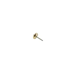 Flat swarovski oro threadless o pin - Oro 14k 