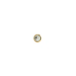 Flat swarovski oro threadless o pin - Oro 14k 