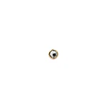 Flat swarovski oro threadless o pin - Oro 14k 