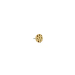 Disco martillado threadless o pin - Oro 14k 