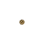 Disco martillado threadless o pin - Oro 14k 