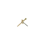 Daga threadless o pin - Oro 14k