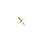 Daga threadless o pin - Oro 14k
