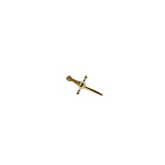 Daga threadless o pin - Oro 14k
