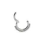  Argolla Clicker con pequeñas Filigranas 16GA - 1.2mm