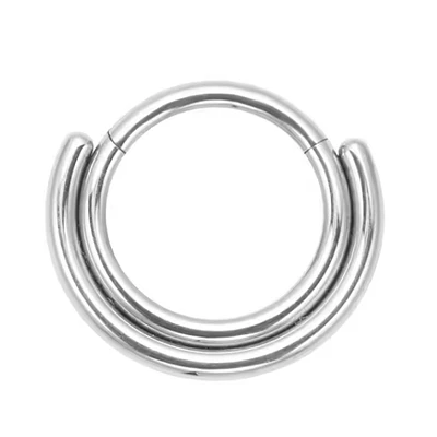 Argolla Clicker 2 Anillos 16GA - 1.2mm
