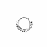  Argolla Clicker con pequeñas Filigranas 16GA - 1.2mm