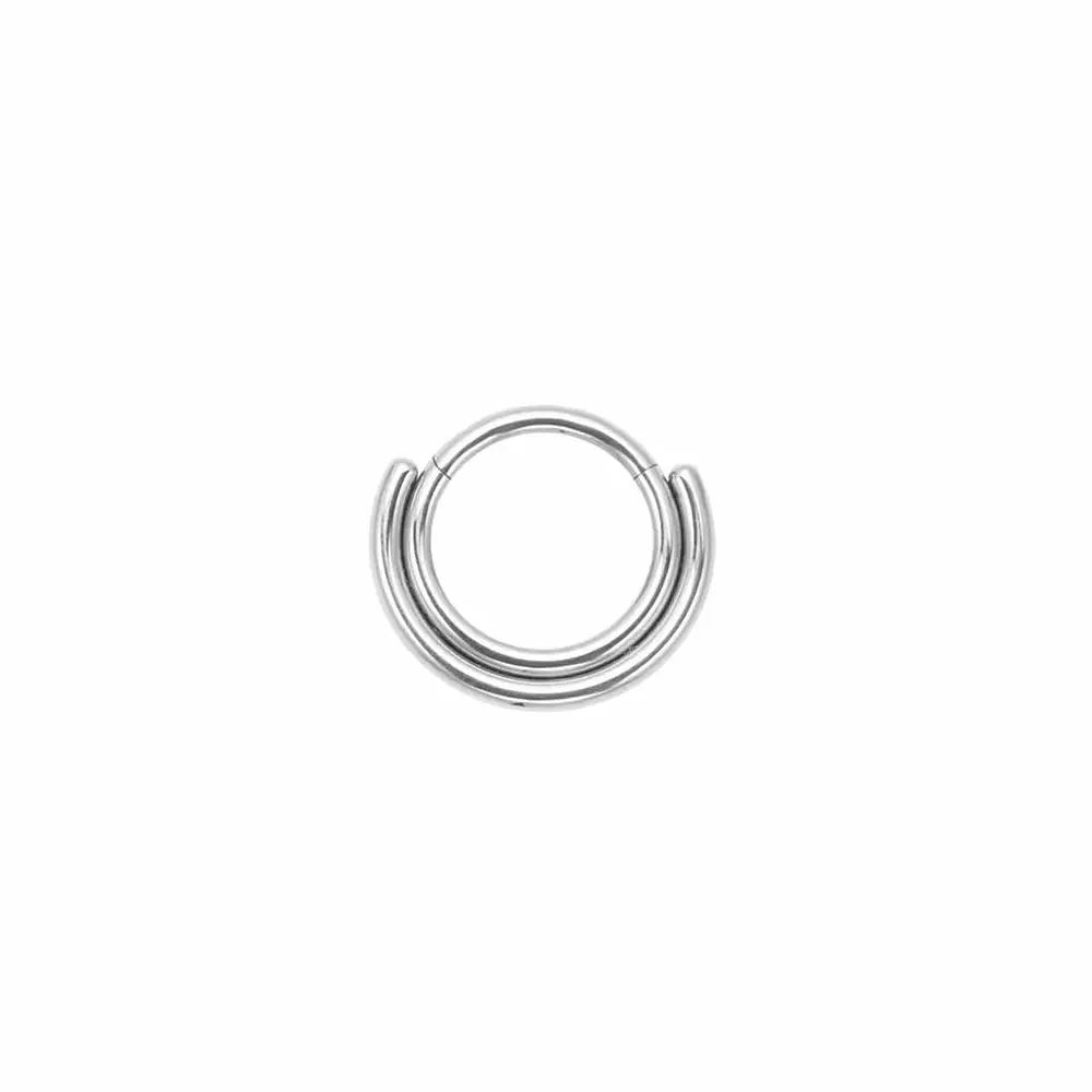 Argolla Clicker 2 Anillos 16GA - 1.2mm