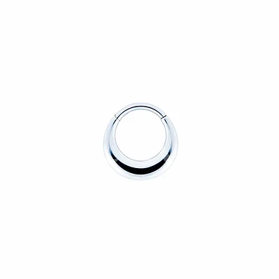 Argolla Clicker Titanio Efecto espejo Lunar- 16ga - 1.2mm