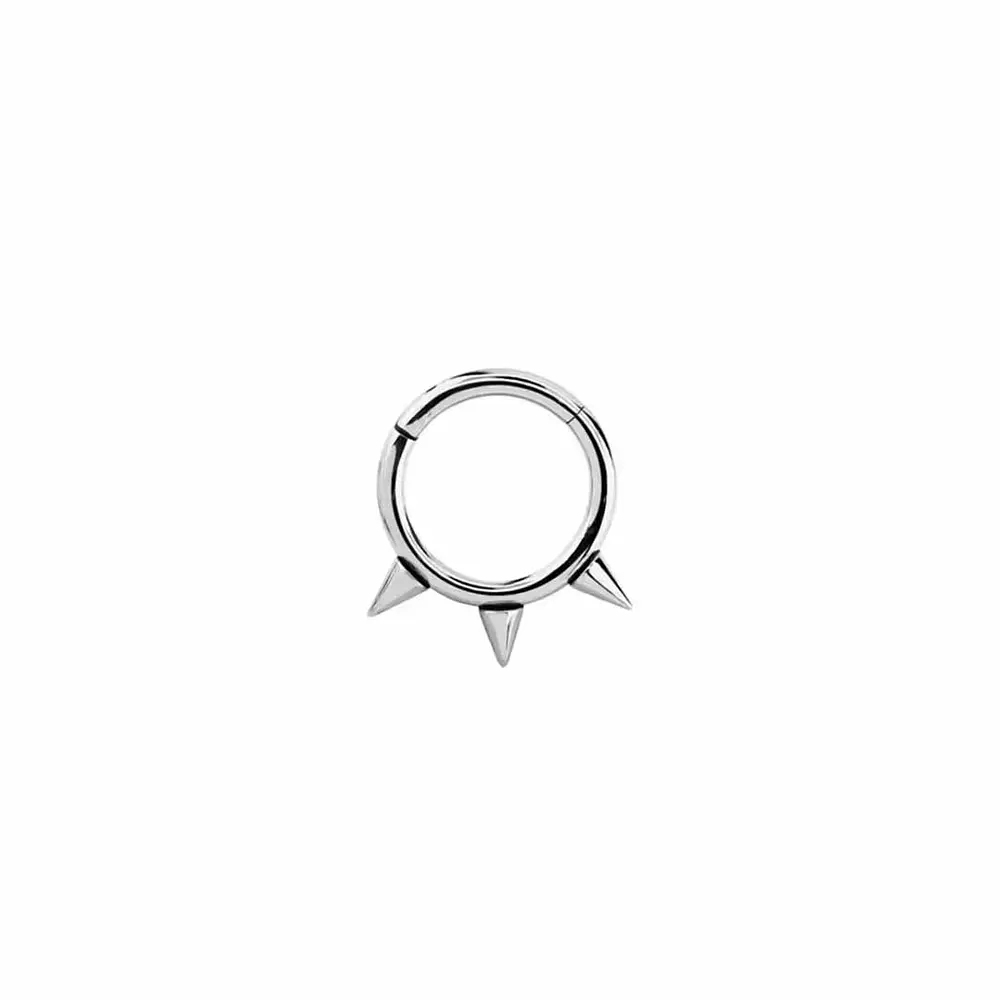 Argolla Clicker con Puntas de Titanio 16GA - 1.2mm
