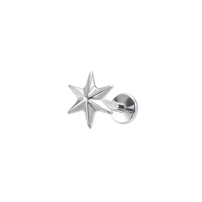 Top Estrella 6 Puntas 16GA - 1.2mm Titanio