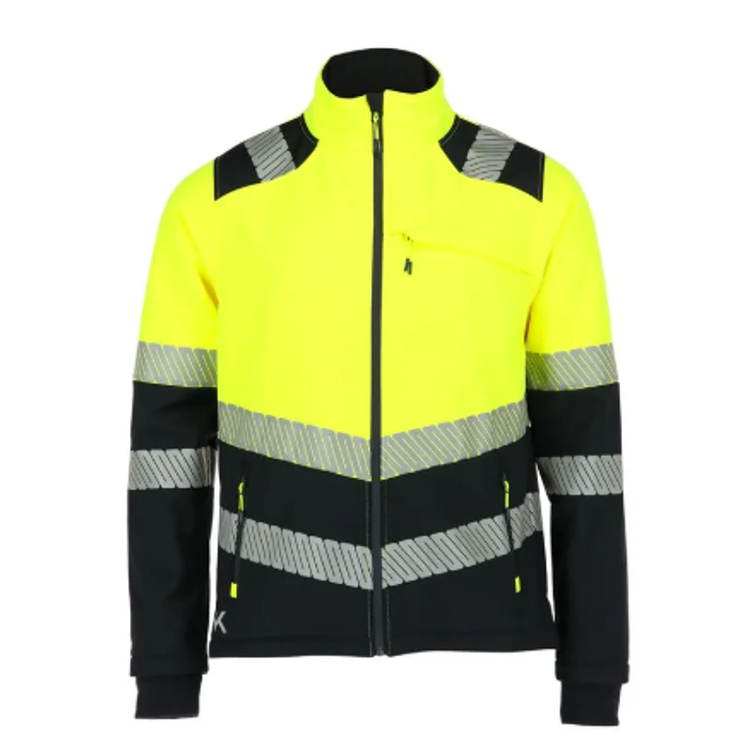 SOFTSHELL ETNA AMARILLO/AZUL MARINO UNISEX 1