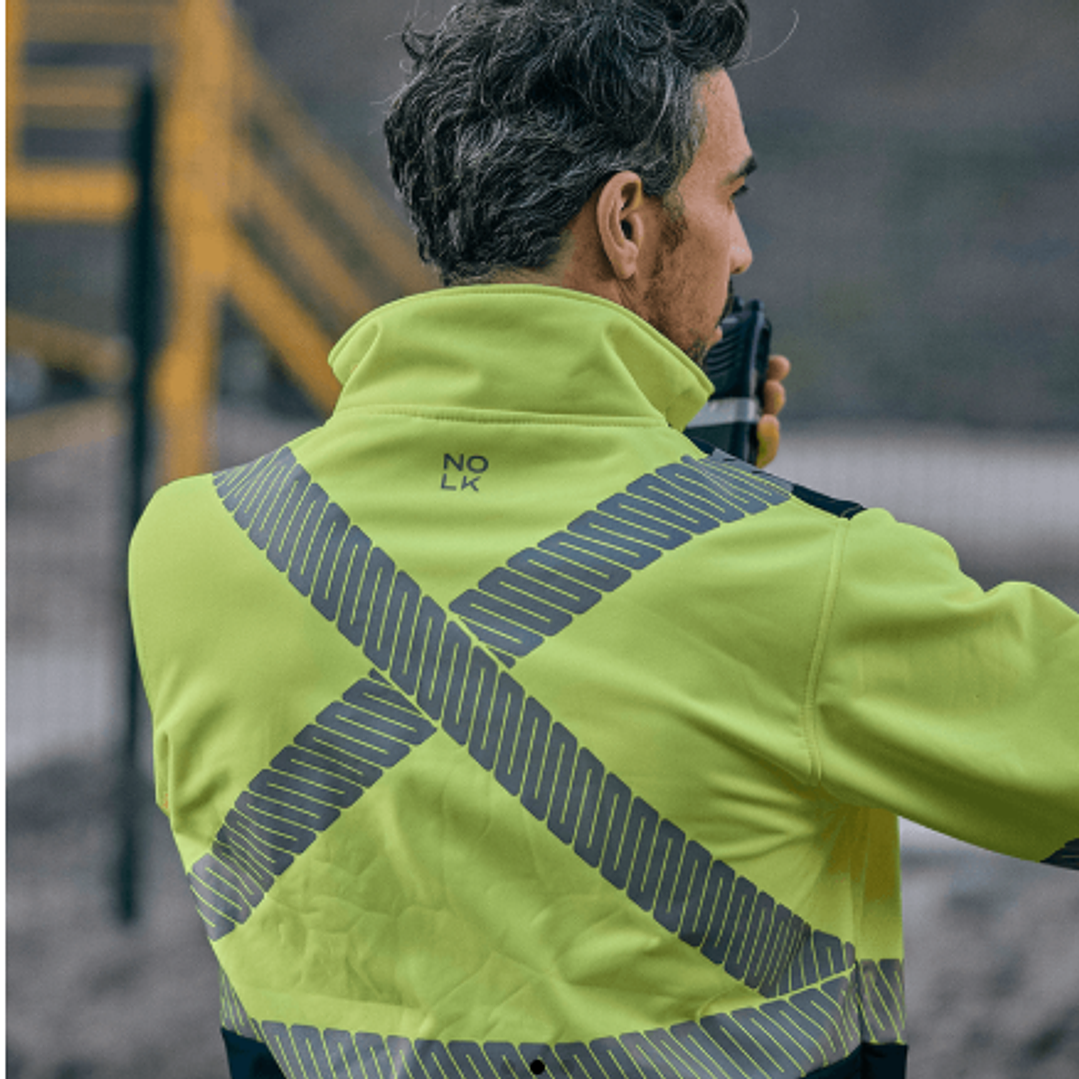 SOFTSHELL ETNA AMARILLO/AZUL MARINO UNISEX 3