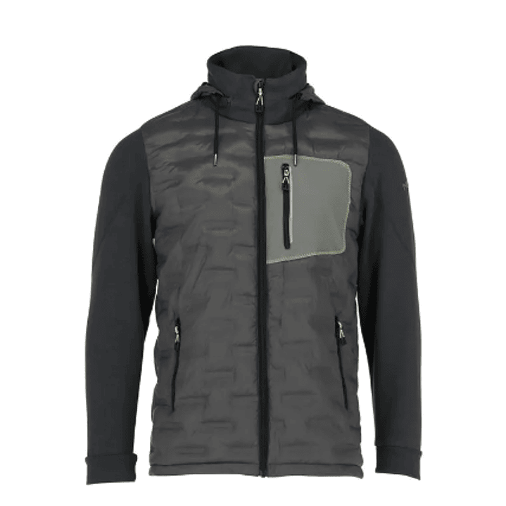 PARKA PIRINEOS GRIS MEDIO/GRIS OSCURO HOMBRE 1