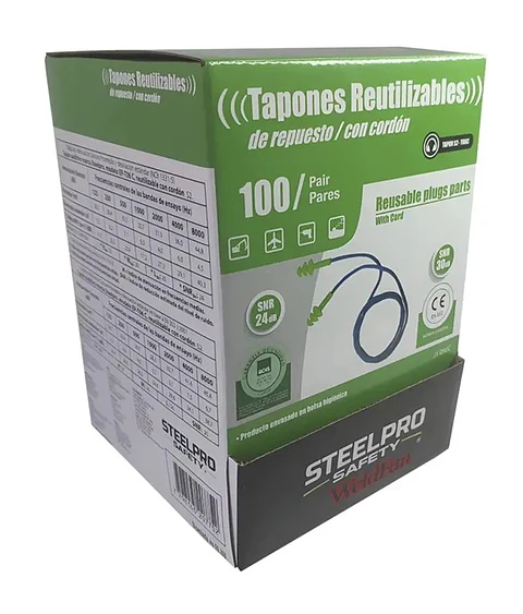 Tapón TPR EP-T06C Caja 100 Pares