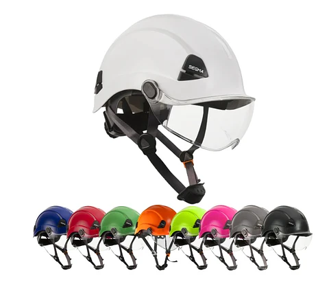 Casco con Visor Protection II