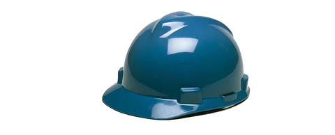 Casco V-Gard Azul (Con Ajuste de Perilla) MSA