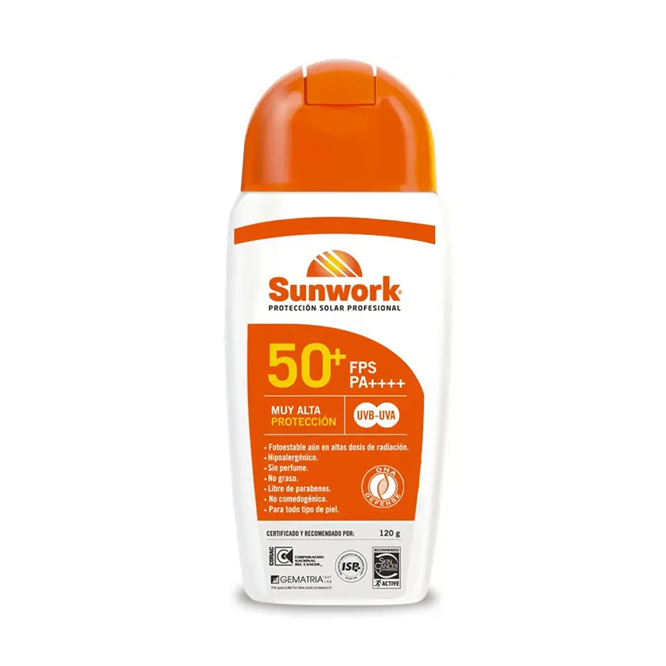 Bloqueador Solar Factor 50 120 Gr Sunwork 1