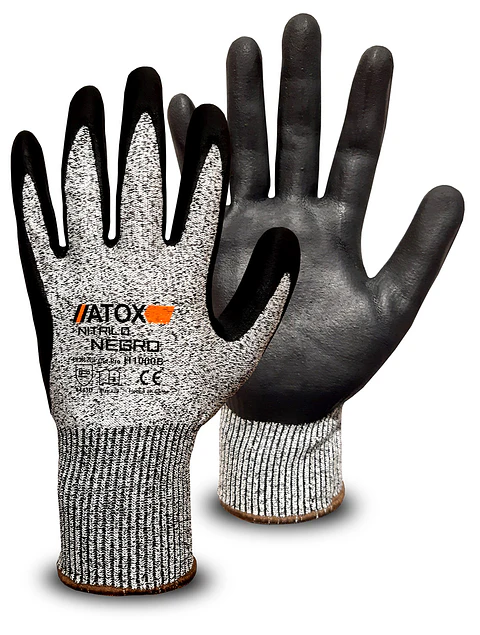 Guante Atox Cut-Pro Nitrilo Negro H1000B