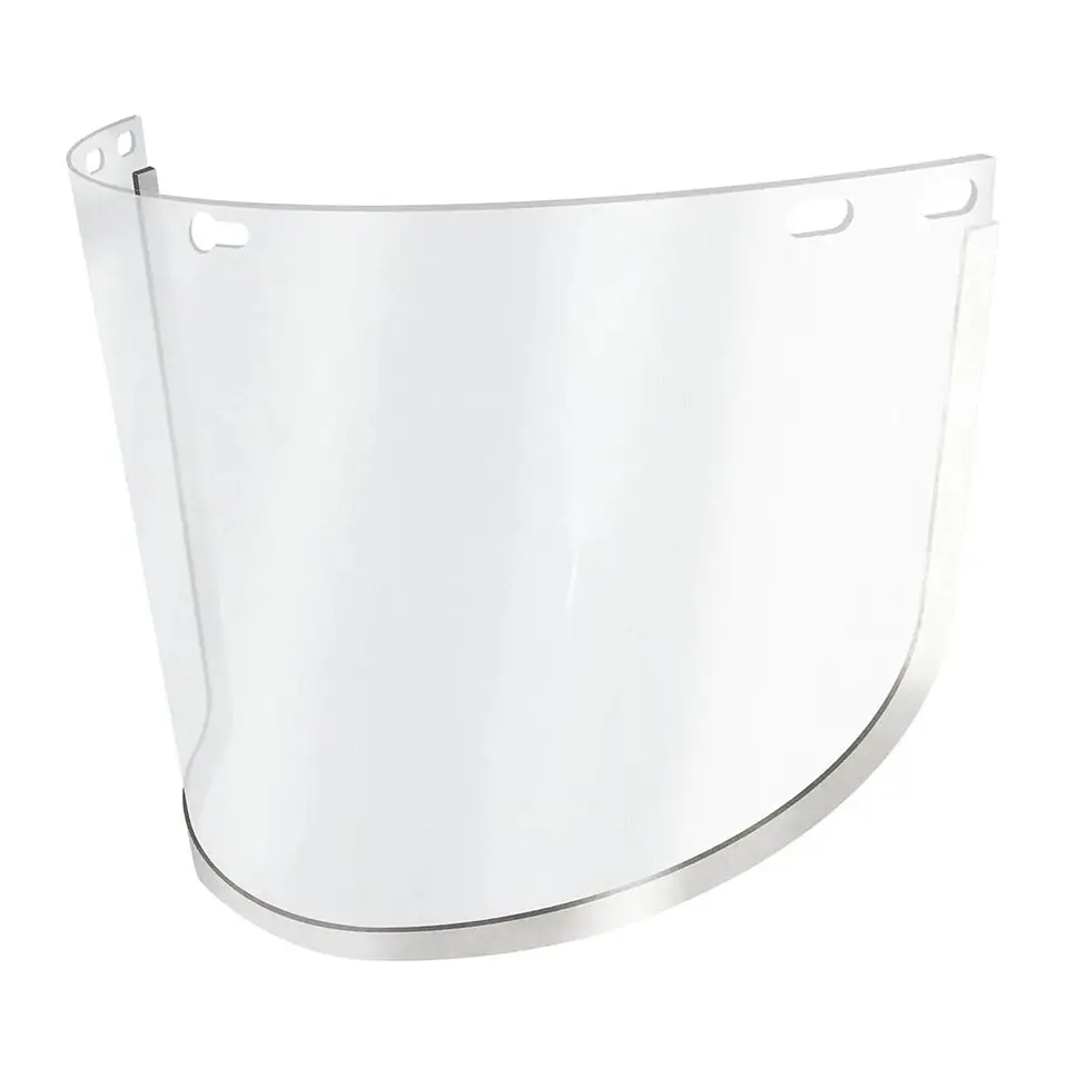 Visor Claro Policarbonato 8x16 Borde Aluminio 1