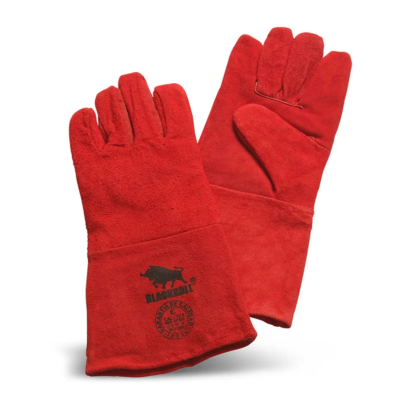 Guante Soldador Rojo Black Bull 1