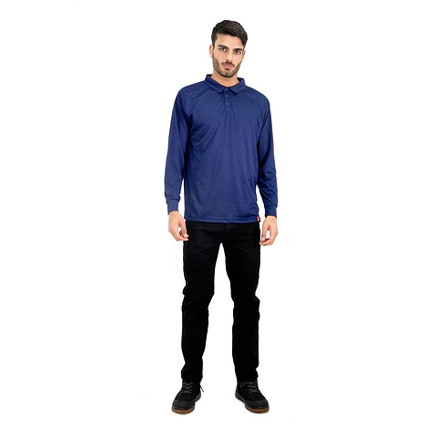 Polera Cooldry Quebec Manga Larga Hombre