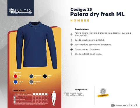 Polera Dry Fresh Hombre