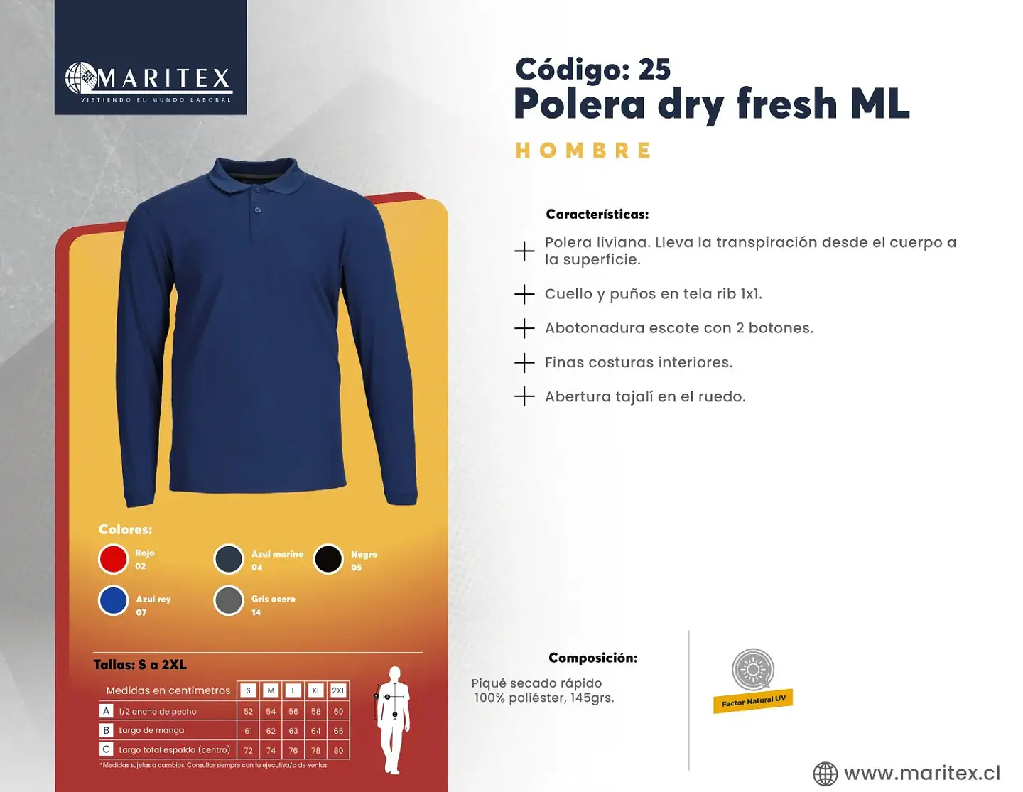 Polera Dry Fresh Hombre 1