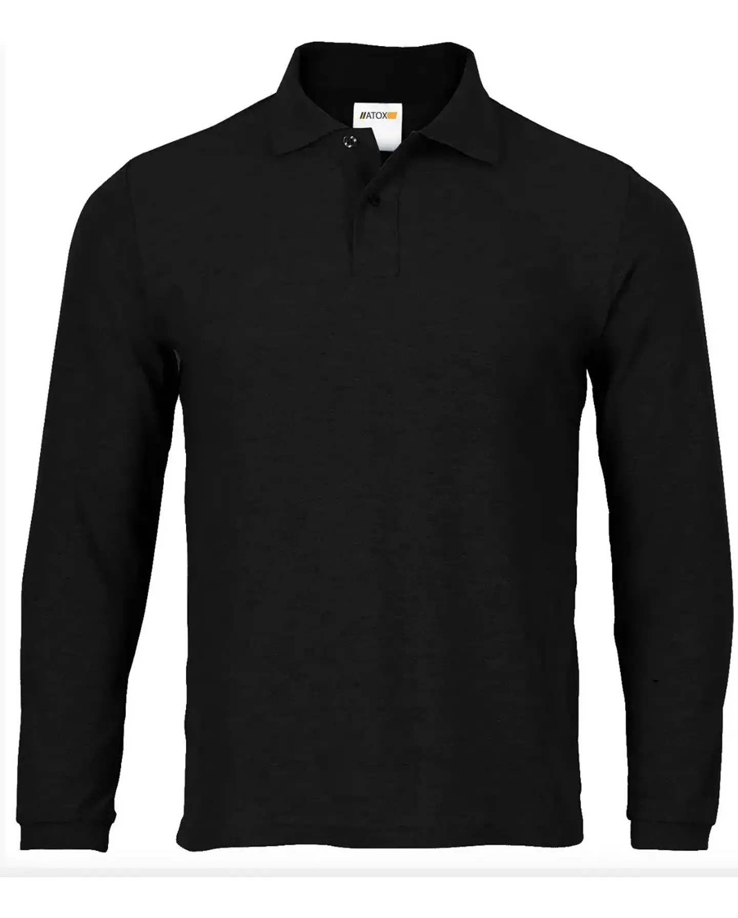 Polera Pique Atox Manga Larga Hombre 3