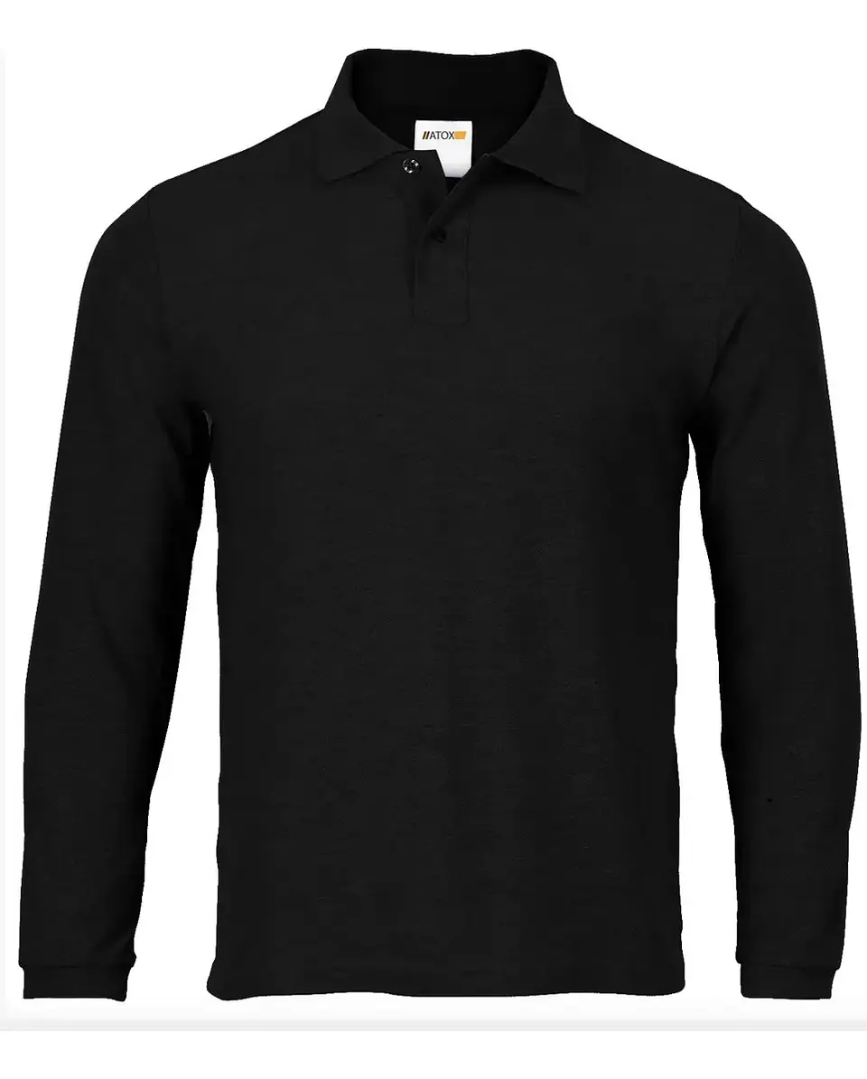 Polera Pique Atox Manga Larga Hombre 3