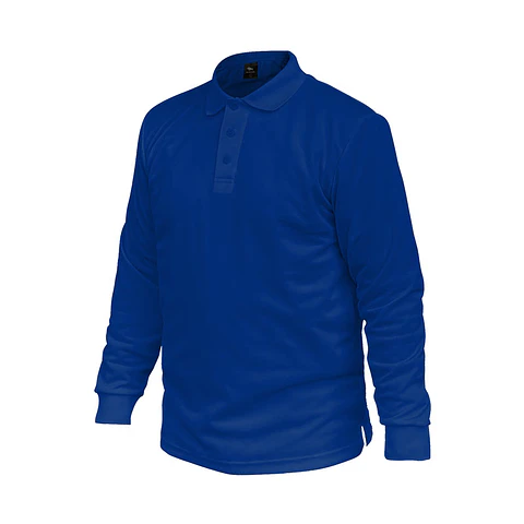 Polera Pique Dry Fit BlackBull manga larga
