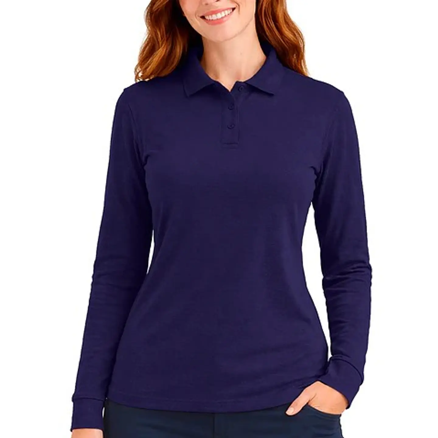 Polera Pique M/L 60/40 Mujer 1