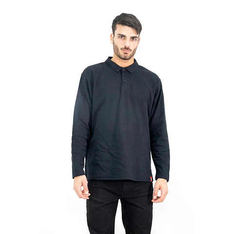 Polera Pique Quebec Manga Larga Hombre