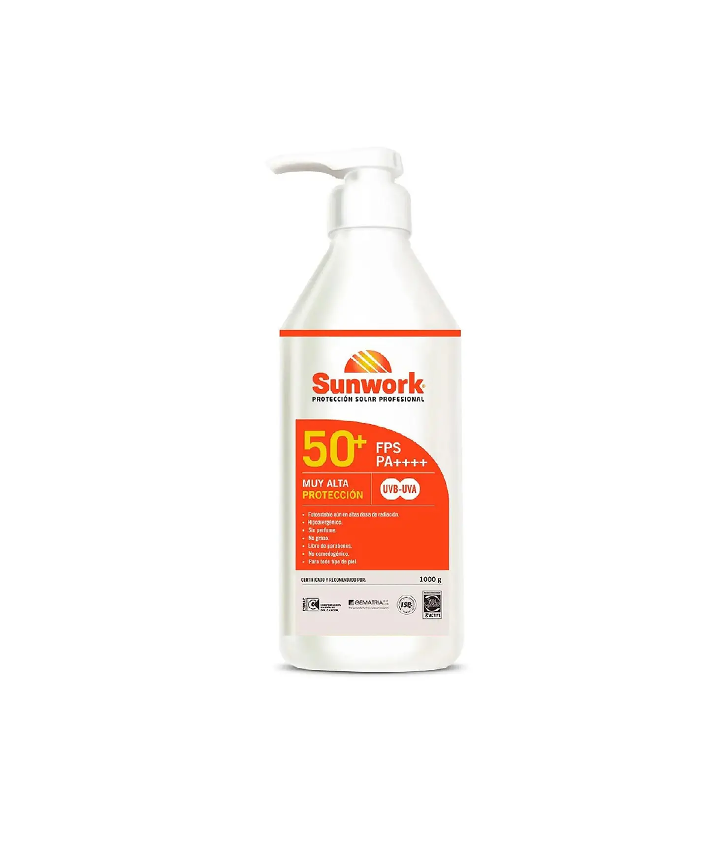 Bloqueador Solar Factor 50 1 LT Sunwork 1