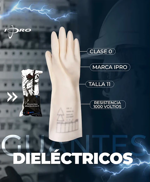 Guante Dieléctrico Clase 0 (1000 Volt) Ioro