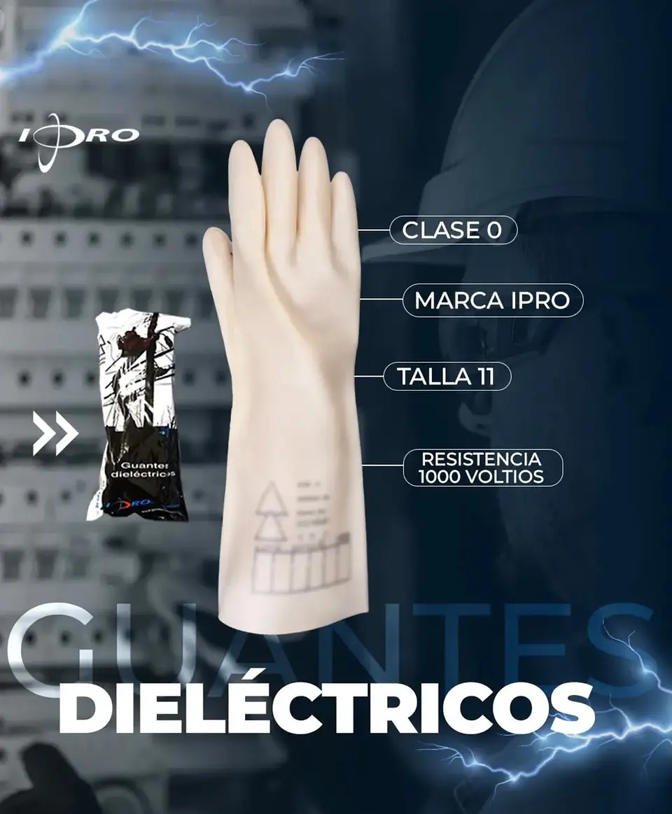 Guante Dieléctrico Clase 0 (1000 Volt) Ioro 1
