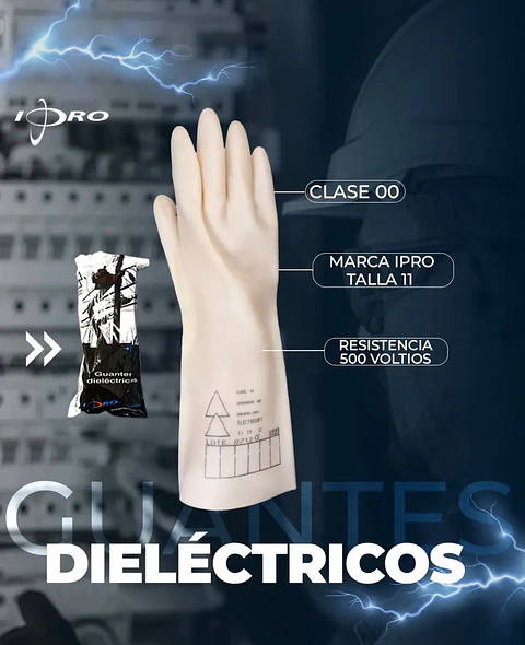 Guante Dieléctrico Clase 00 (500 Volt) Ioro