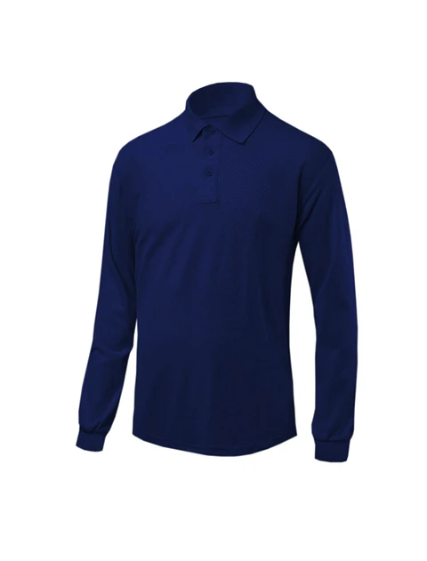 Polera Pique Atox Manga Larga Hombre