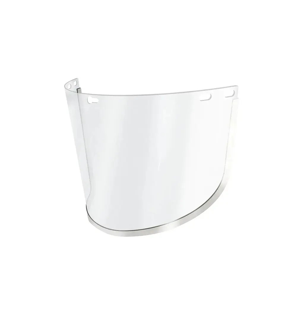 Visor Claro Policarbonato 8x16 Borde Aluminio 1