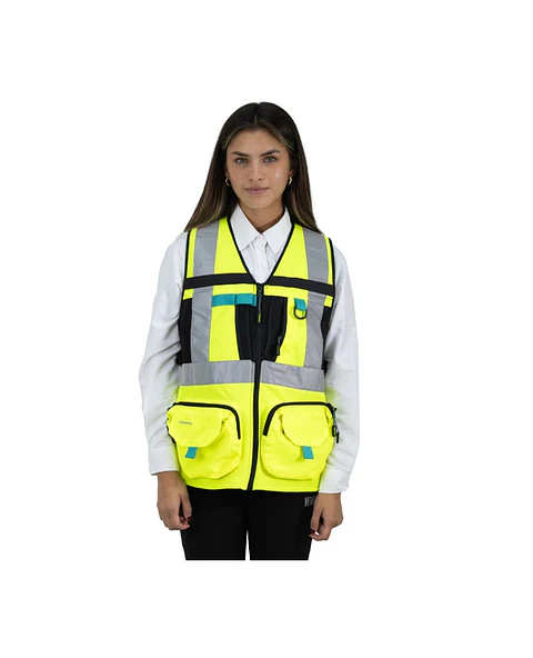 Chaleco Geólogo Alaska Xpert Amarillo Mujer