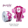 Moldes Purple Big Nails 500 unidades