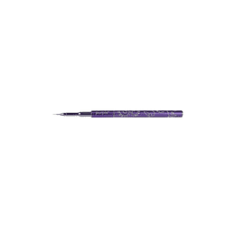 Pincel Purple Nylon Micro Nail Art #000 (metallic handle)