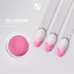 Gel Design Pastel Pink (rosa pastel) No Wipe Purple