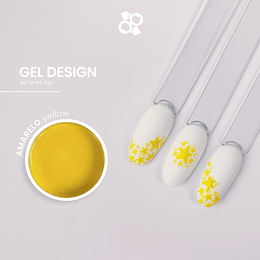 Gel Design Yellow (amarelo) No Wipe Purple