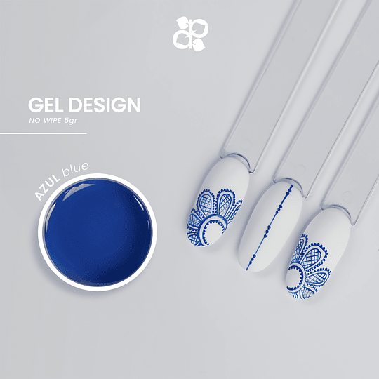 Gel Design Blue No Wipe Purple