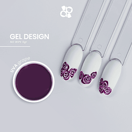 Gel Design Grape (uva) No Wipe Purple