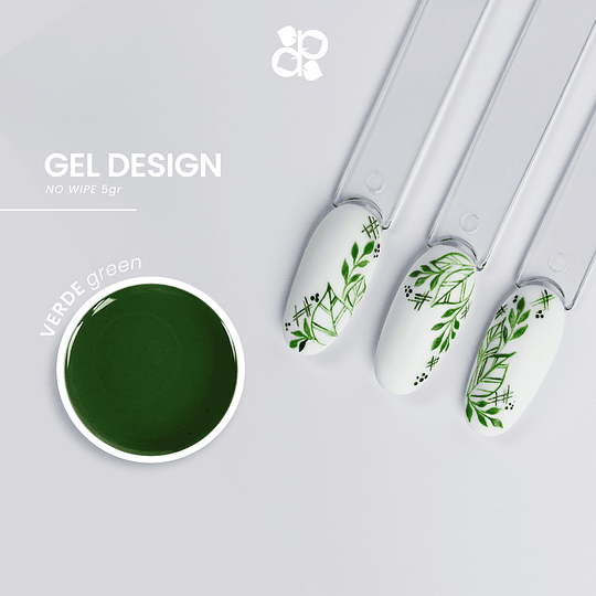 Gel Design Green (verde) No Wipe Purple